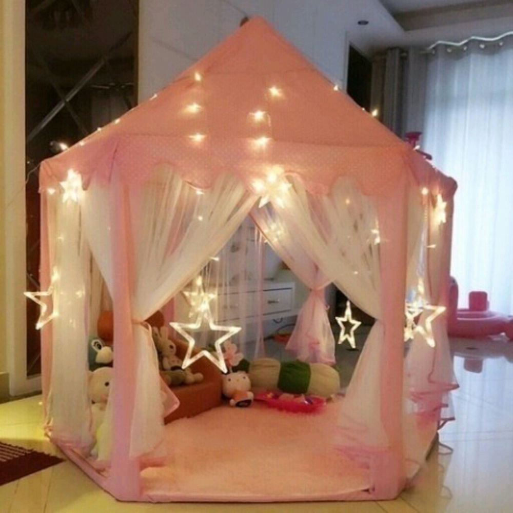 👑👶PORTABLE FOLDING PRINCESS CASTLE TENT 👶👑